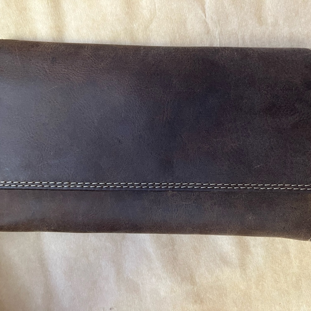 Adrian Klis Brown Leather Wallet